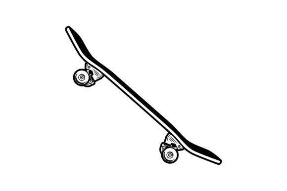 Download Skateboard Vector Illustration. Side Vie - Skateboard Collection