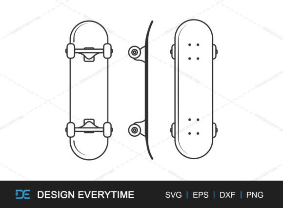 Download Dynamic Skateboard Vector SVG - Skateboard Collection