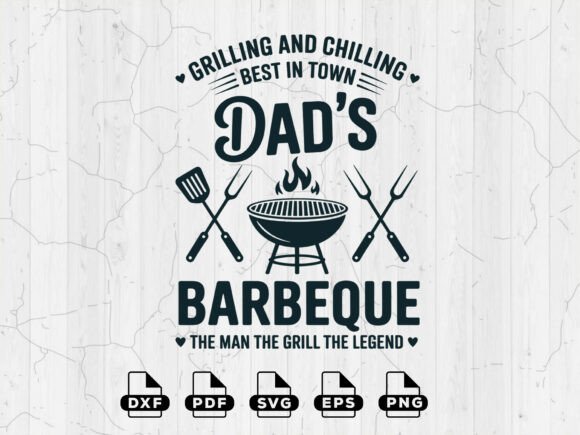 Download BBQ SVG, Dad's Bar and Grill Cut Files - Files Collection