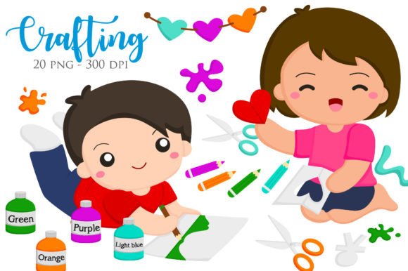 Download Crafting Creativity Vector Illustration - Creativity Collection